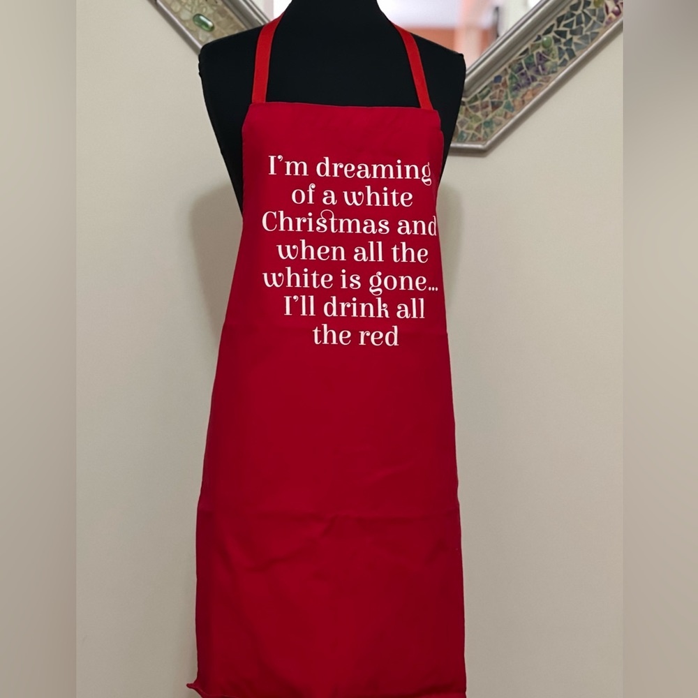 Annabel Trends Christmas Red Apron